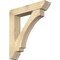 Ekena Millwork Imperial Slat Rough Sawn Bracket w/ Offset Brace, Douglas Fir, 8"W x 40"D x 44"H BKT0806X40X44IMP06RDF - alternate 1
